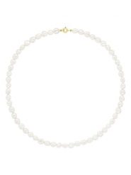 ATELIERS SAINT GERMAIN Naszyjnik perłowy w kolorze białym - dł. 45 cm rozmiar: onesize. Białe naszyjniki damskie ATELIERS SAINT GERMAIN, z perłą, złote. Za 413.99 zł.