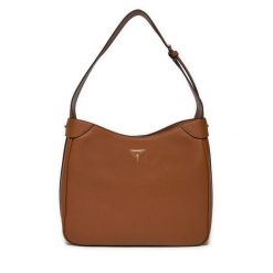 Torebka Guess. Brązowe torebki klasyczne damskie Guess, bez dodatków. Za 349.99 zł.