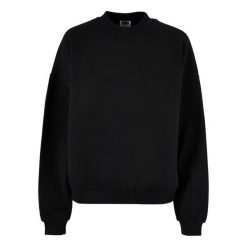 Damska bluza oversize z okrągłym dekoltem Urban Classics. Czarne bluzy damskie Urban Classics, bez wzorów, bez kaptura. Za 244.50 zł.