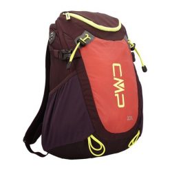 Plecak turystyczny CMP Katana 22 L - prugna/apple. Czerwone plecaki CMP, bez wzorów. Za 272.99 zł.