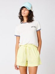 Rip Curl Koszulka w kolorze białym rozmiar: S. Białe bluzki damskie Rip Curl, s, bez wzorów, bez kołnierzyka, bez ramiączek. Za 74.63 zł.