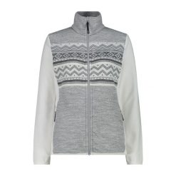 Bluza damska turystyczna CMP 34J0746. Szare bluzy damskie CMP, m, bez wzorów, z materiału, z kapturem. Za 423.70 zł.