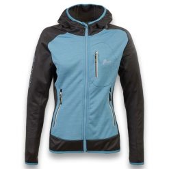 Bluza Ande Bregaglia Dama Damskie. Niebieskie bluzy damskie Ande, s, bez wzorów, z elastanu, bez kaptura. Za 348.99 zł.