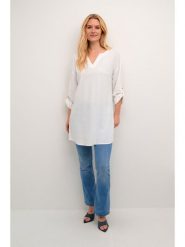 Cream Tunika w kolorze białym rozmiar: 46. Białe tuniki damskie Cream, bez wzorów, bez kołnierzyka, bez ramiączek. Za 122.95 zł.