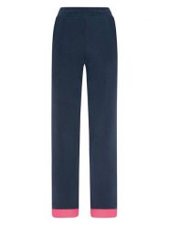 Naturana Spodnie dresowe w kolorze granatowym rozmiar: S. Niebieskie spodnie dresowe damskie Naturana, s, bez wzorów, z dresówki. Za 74.81 zł.