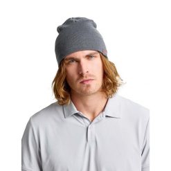 Czapka Zimowa Slam Logo Dorosłych. Szare czapki damskie SLAM, na zimę, bez wzorów, z materiału. Za 201.99 zł.