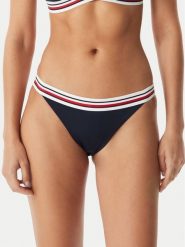 Tommy Hilfiger Dół od bikini UW0UW06354 Granatowy. Niebieskie bikini Tommy Hilfiger, bez wzorów, z syntetyku. Za 189.99 zł.