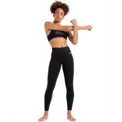Spodnie sportowe damskie Everyday Flow Sport Leggings. Czarne spodnie dresowe damskie Roxy, bez wzorów, na fitness i siłownię. Za 149.99 zł.
