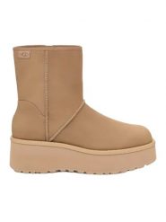 UGG Skórzane botki "Cityfunc Mid" w kolorze beżowym rozmiar: 41. Brązowe botki damskie Ugg, bez obcasa, na platformie, bez zapięcia. Za 592.99 zł.