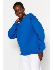 Trendyol Sweter w kolorze niebieskim rozmiar: M. Niebieskie swetry klasyczne damskie Trendyol, m, bez kołnierzyka. Za 91.77 zł.