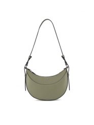 Gino Rossi Torebka Anna03 Khaki. Brązowe torebki klasyczne damskie Gino Rossi, z materiału, bez dodatków. Za 199.99 zł.