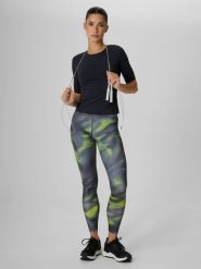 4F Legginsy treningowe szybkoschnące damskie - multikolor XL. Legginsy damskie 4F, l, bez wzorów. Za 149.99 zł.