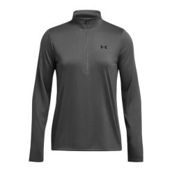 Bluza damska Under Armour Tech 1/2 Zip Solid. Szare bluzy damskie Under Armour, xl, bez wzorów, bez kaptura. Za 129.99 zł.