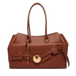 Torebka LOVE MOSCHINO. Brązowe shopper bag Love Moschino, bez dodatków. Za 1,009.00 zł.