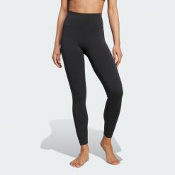Legginsy All Me 7/8. Brązowe legginsy damskie Adidas, xl, bez wzorów, z materiału. Za 279.00 zł.