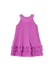 Mayoral Sukienka elegancka 3915 Różowy Regular Fit. Czerwone sukienki dziewczęce Mayoral, bez wzorów, z syntetyku, bez ramiączek. Za 129.99 zł.
