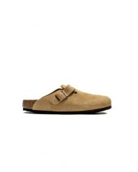 Uniseksowe sandały ARIZONA. Brązowe sandały damskie Birkenstock, bez wzorów, ze skóry, bez obcasa, bez zapięcia. Za 730.00 zł.