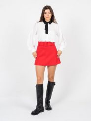 Liu Jo Spódnica | 8F2033 J6667 | Kobieta | Czerwony. Czerwone spódnice damskie Liu Jo, m, bez wzorów, z elastanu, eleganckie, mini. W wyprzedaży za 369.00 zł.