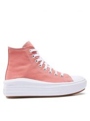 Converse Trampki Chuck Taylor All Star Move A06136C Różowy. Czerwone trampki damskie Converse, bez wzorów, z materiału, bez zapięcia. Za 419.99 zł.