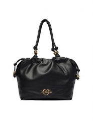 LOVE MOSCHINO Torebka JC4284PP0PK1000A Czarny. Czarne torebki klasyczne damskie Love Moschino, ze skóry, bez dodatków. Za 1,189.00 zł.