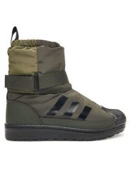 Adidas Śniegowce Superstar 360 Winterized Boot JQ7950 Khaki. Brązowe buty zimowe chłopięce Adidas, z materiału, bez zapięcia. Za 329.99 zł.