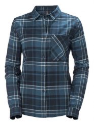 Helly Hansen Koszula "Lokka" w kolorze granatowym rozmiar: S. Niebieskie koszule damskie Helly Hansen, s, bez wzorów, z bawełny, bez kołnierzyka, bez ramiączek. Za 109.52 zł.