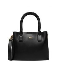 GINO ROSSI Torebka C-KY186 Czarny. Czarne kuferki damskie Gino Rossi, bez wzorów, z materiału, bez dodatków. Za 179.99 zł.