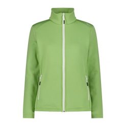 Damska rozciągliwa polarowa bluza z zamkiem CMP. Zielone bluzy damskie CMP, na zimę, bez wzorów, z polaru, bez kaptura. Za 323.50 zł.