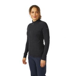 Bluza polarowa damska Rab Nexus Jacket rozpinana. Czarne bluzy damskie RAB, na lato, s, bez wzorów, z materiału, bez kaptura. Za 291.49 zł.