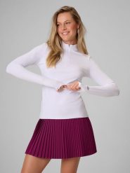 4F Longsleeve slim gładki damski - biały S. Białe koszulki sportowe damskie 4F, s, bez wzorów, z dzianiny, bez ramiączek. Za 129.99 zł.