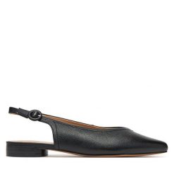 Sandały Lasocki. Czarne sandały damskie Lasocki, bez wzorów, bez obcasa, na płaskiej podeszwie, bez zapięcia. Za 179.99 zł.