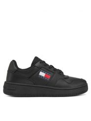 Tommy Jeans Sneakersy EN0EN02505 Czarny. Czarne obuwie sportowe damskie Tommy Jeans, z jeansu, bez zapięcia. Za 219.99 zł.