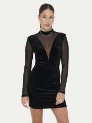 ONLY Sukienka koktajlowa Smooth 15360667 Czarny Slim Fit. Czarne sukienki damskie Only, bez wzorów, z syntetyku, wizytowe, bez ramiączek. Za 109.99 zł.