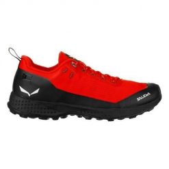 Buty trekkingowe damskie Salewa Pedroc Air. Czerwone obuwie trekkingowe damskie Salewa, z materiału, bez zapięcia. Za 823.00 zł.