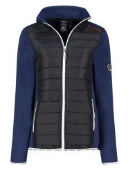 Geographical Norway Kurtka polarowa w kolorze granatowo-czarnym rozmiar: XXL. Czarne kurtki damskie Geographical Norway, xxl, bez wzorów, z polaru, bez kaptura. Za 96.60 zł.