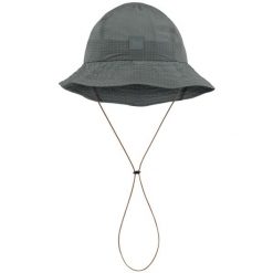 Kapelusz BUFF GO BUCKET HAT SOLID. Szare kapelusze damskie Buff, bez wzorów, sportowe. Za 189.90 zł.