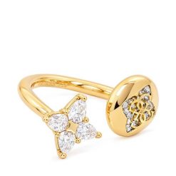 Pierścionek Guess. Żółte pierścionki damskie Guess, złote. Za 249.99 zł.