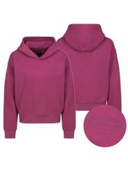 Sublevel Bluza w kolorze jagodowym rozmiar: XL. Czerwone bluzy damskie Sublevel, xl, bez wzorów, z kapturem. Za 83.03 zł.