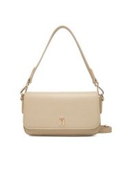 Tommy Hilfiger Torebka Th Icon Conv AW0AW17677 Beżowy. Brązowe torebki klasyczne damskie Tommy Hilfiger, ze skóry, bez dodatków. Za 509.99 zł.