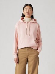 Levi´s Bluza w kolorze jasnoróżowym rozmiar: S. Różowe bluzy damskie s, bez wzorów, z bawełny, z kapturem. Za 140.95 zł.