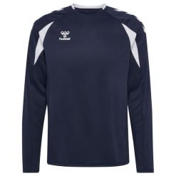 Koszulka z długim rękawem i okrągłym dekoltem Hummel Core 2.0. Białe swetry klasyczne damskie Hummel, na zimę, bez kołnierzyka. Za 213.50 zł.