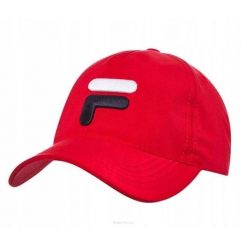 Czapka tenisowa Fila Baseball Cap Max czerwona. Czerwone czapki damskie Fila, na zimę, bez wzorów. Za 79.00 zł.