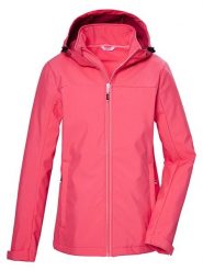 Killtec Kurtka softshellowa "KOS 102" w kolorze różowym rozmiar: 48. Różowe kurtki sportowe damskie Killtec, m, bez wzorów, bez kaptura. Za 163.26 zł.