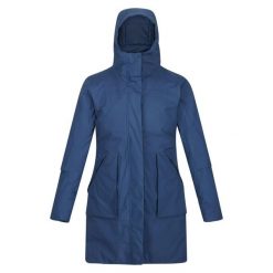 Parka Damska Wodoodporne Yewbank II. Niebieskie parki damskie Regatta, m, bez kaptura. Za 221.99 zł.