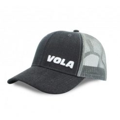 Czapka Vola Classic. Szare czapki damskie VOLA, na zimę, bez wzorów, z materiału. Za 144.50 zł.