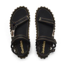 Sandały GUMBIES TRACKER SANDALS UNISEX. Czarne sandały damskie Gumbies, bez wzorów, bez obcasa, bez zapięcia. Za 109.99 zł.