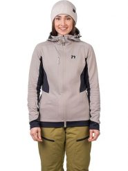 Hannah Kurtka funkcyjna "Nela" w kolorze beżowo-antracytowym rozmiar: 40. Brązowe kurtki sportowe damskie Hannah, bez wzorów, bez kaptura. Za 295.99 zł.