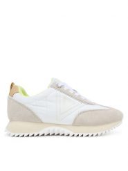 Guess Sneakersy FLTBAI SUE12 Beżowy. Brązowe obuwie sportowe damskie Guess, ze skóry, bez zapięcia. Za 419.99 zł.