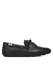 KARL LAGERFELD Baleriny KL40825 Czarny. Czarne balerinki damskie KARL LAGERFELD, bez wzorów, ze skóry. Za 879.99 zł.