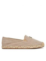 Tommy Hilfiger Espadryle Chambray Espadrille FW0FW08539 Beżowy. Brązowe espadryle damskie Tommy Hilfiger, bez wzorów, z materiału, bez obcasa. Za 199.99 zł.